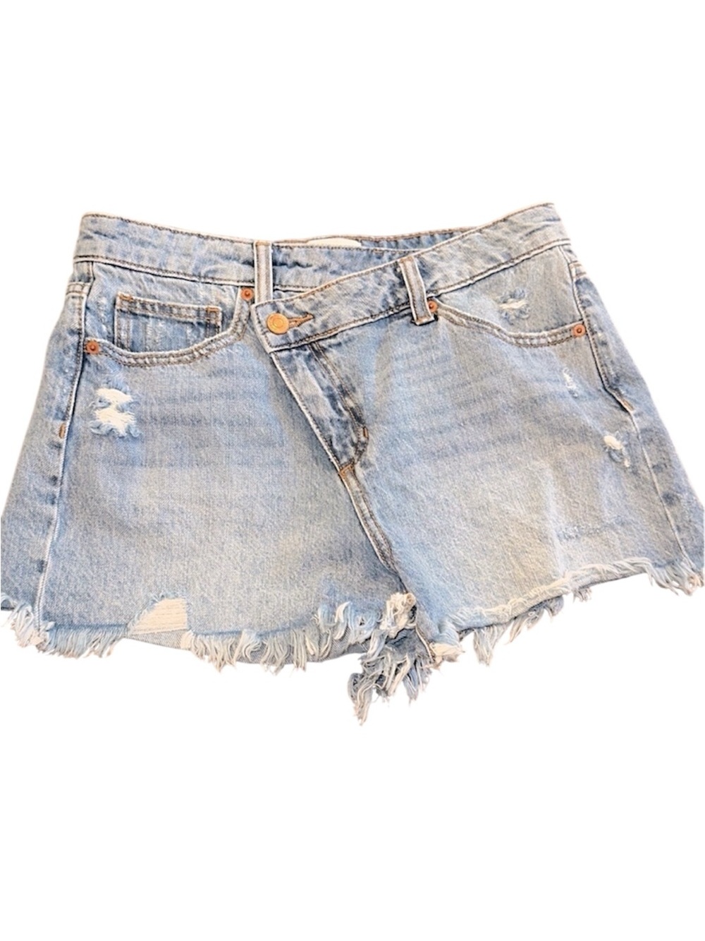 Sneak peak vintage Distressed Denim Women Shorts size small